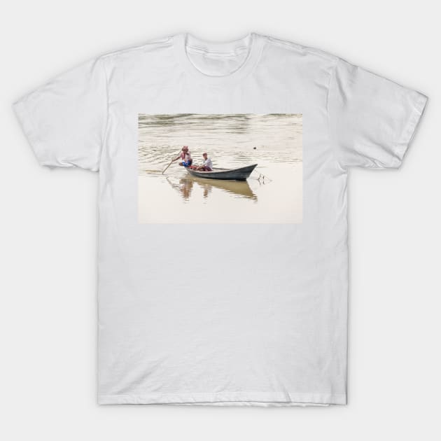 Fishing the Hooghly 01 T-Shirt by fotoWerner